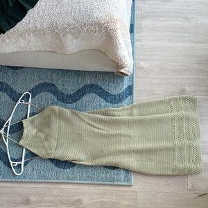 Wilfred Olive Green Midi Dress